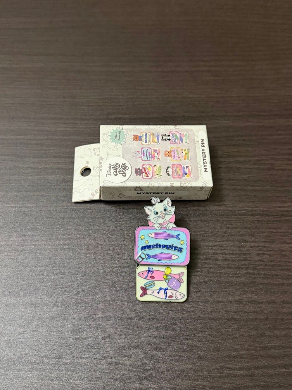 Disney Cats Sardine Blind Box Enamel Pin - Marie